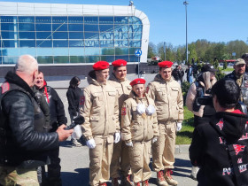 Вчера, 27 апреля, в Калининград привезли частицу вечного огня с мемориала «Поклонная гора».